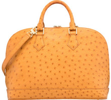 Load image into Gallery viewer, LOUISE VUITTON VINTAGE ALMA PM BAG-CAMEL OSTRICH