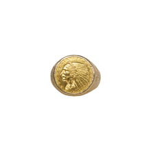 Load image into Gallery viewer, &quot;WILLIAM&quot; QUARTER EAGLE GOLD COIN RING