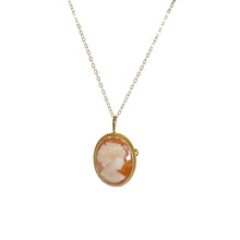 Load image into Gallery viewer, &quot;THE FENNA&quot; SMALL VINTAGE CAMEO PENDANT &amp; BROOCH