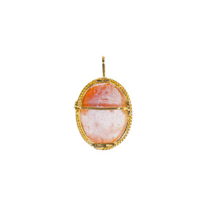 "THE FENNA" SMALL VINTAGE CAMEO PENDANT & BROOCH