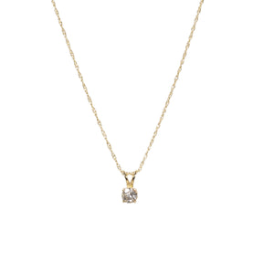 "ALIYAH" SOLITAIRE DIAMOND NECKLACE