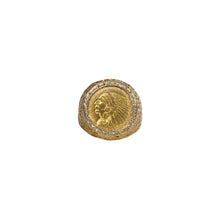 Load image into Gallery viewer, &quot;HENRY&quot; $2.5 INDIAN COIN RING