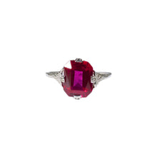 Load image into Gallery viewer, &quot;HARRIET&quot; RED STONE VINTAGE RING