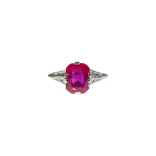 Load image into Gallery viewer, &quot;IDA&quot; RED STONE VINTAGE RING