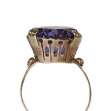 Load image into Gallery viewer, &quot;AYLIN&quot; VINTAGE AMETHYST COCKTAIL RING