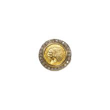 Load image into Gallery viewer, &quot;JAMES&quot; $2.5 INDIAN GOLD COIN RING