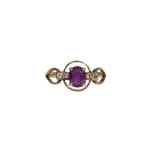 Load image into Gallery viewer, &quot;ADRIANNA&quot; VINTAGE RUBY &amp; DIAMOND RING