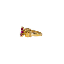 Load image into Gallery viewer, &quot;RITA&quot; RUBY &amp; DIAMOND RING