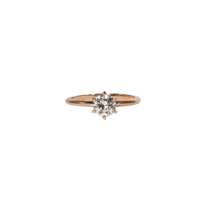 "ROSA" SOLITAIRE ROSE GOLD ENGAGEMENT RING-GIA CERT.