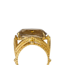 Load image into Gallery viewer, &quot;SLOANE&quot; VINTAGE SMOKEY QUARTZ RING