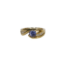 Load image into Gallery viewer, &quot;TIA&quot; TANZANITE &amp; DIAMOND RING