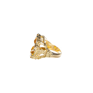 "CLAIRE" CITRINE COCKTAIL RING